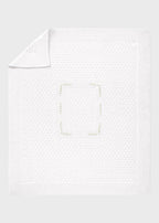 White Embroidered Flower Blanket SAIT/CO-C