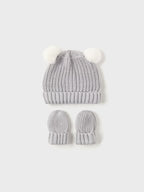 1J - 9766/GR - Cappello - MAYORAL corredino e abbigliamento neonato | NANU' BABY