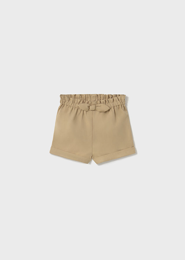 Elegant Beige Cotton Bermuda Shorts 1258/BE