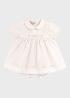 ROSSELLA 3123 White Embroidered Rose Set