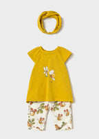 Green Band Bermuda Blouse Set 1763/V