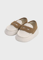 Two-Tone White Beige Moccasin SM3992/T088