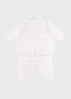 White Embroidered Flower Set SAIT/CN-C