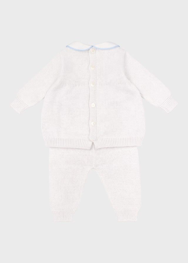 White Embroidered Flower Set SAIT/CN-C
