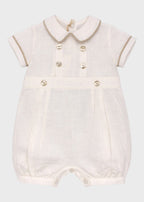 Cream Cotton Suit 7118/P