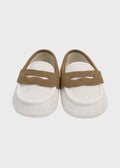 Two-Tone White Beige Moccasin SM3992/T088