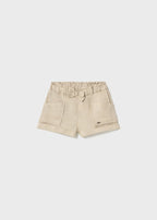 Elegant Cream Cotton Shorts 1227/80