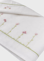White Rococo Flowers Sheet PICCI/LN-R
