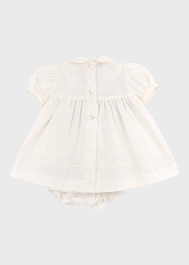 ROSSELLA 3123 White Embroidered Rose Set