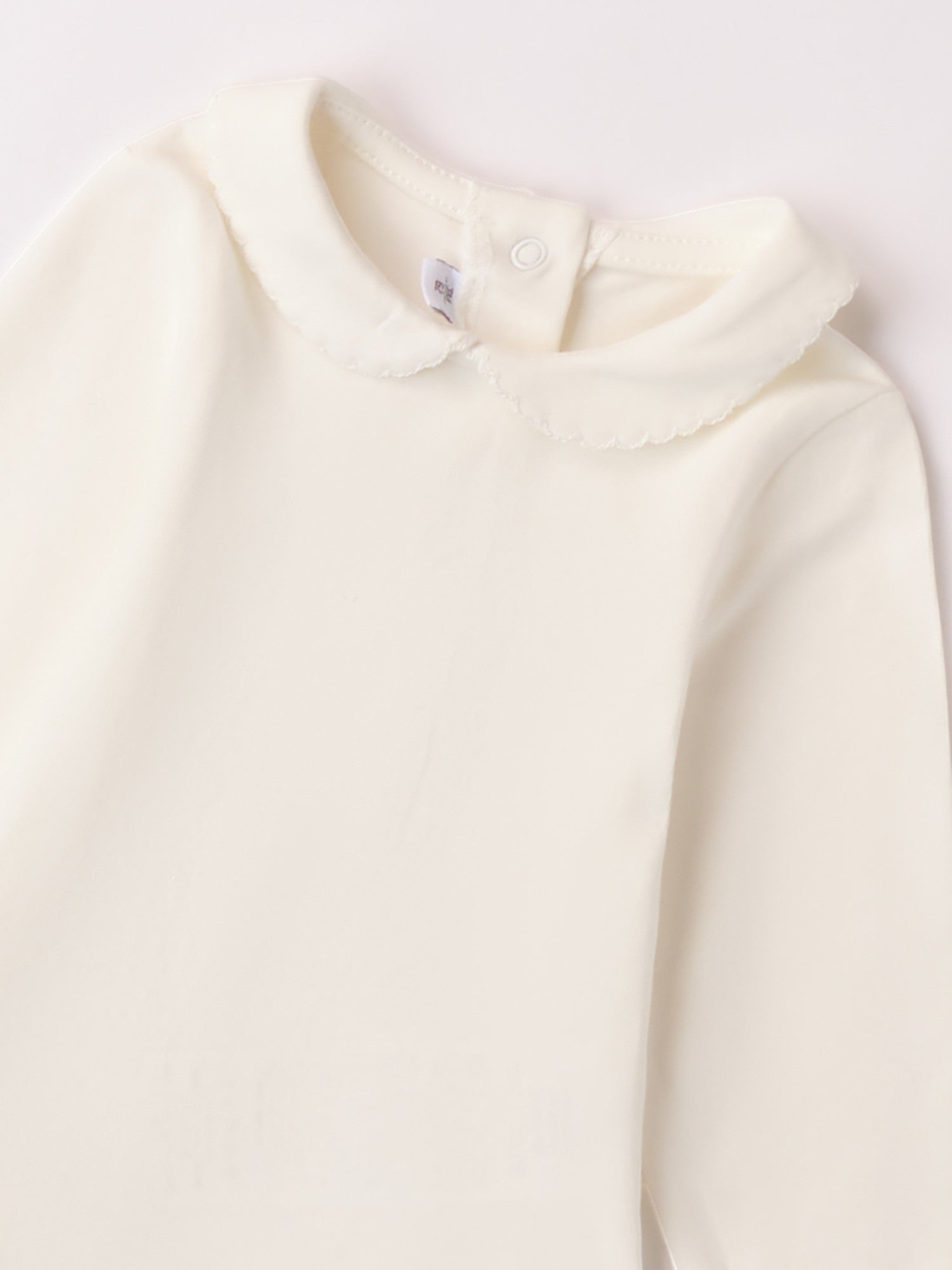 White Sleeve Cotton Bodysuit 3B705/0112