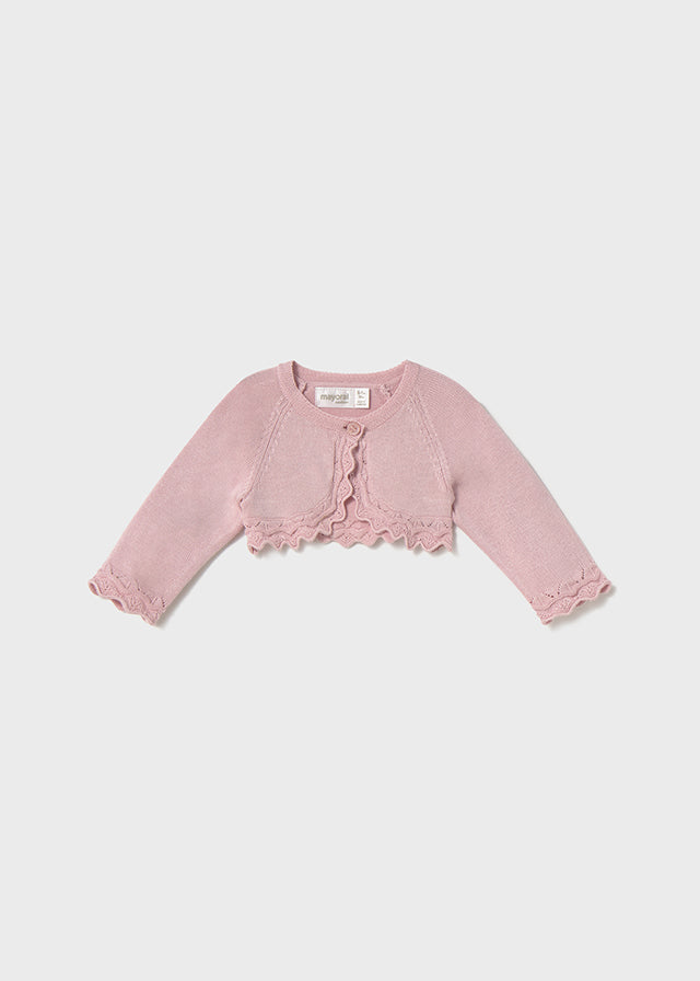Pink Viscose Cotton Shrug 318/R