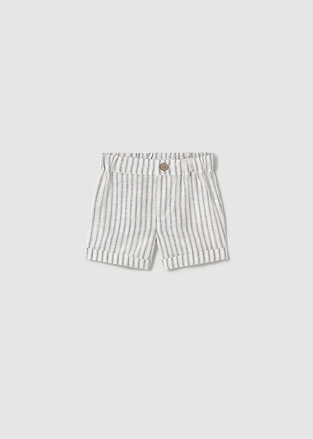 Natural Cotton Bermuda Shorts Beige 1208/N