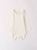 White Sleeve Cotton Bodysuit 3B705/0112