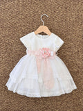 Abitino Bimba Bianco EM811MC corredino e abbigliamento neonato | NANU' BABY
