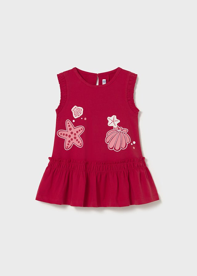 Abito Balza Serigrafia Rosso 1929/63 corredino e abbigliamento neonato | NANU' BABY