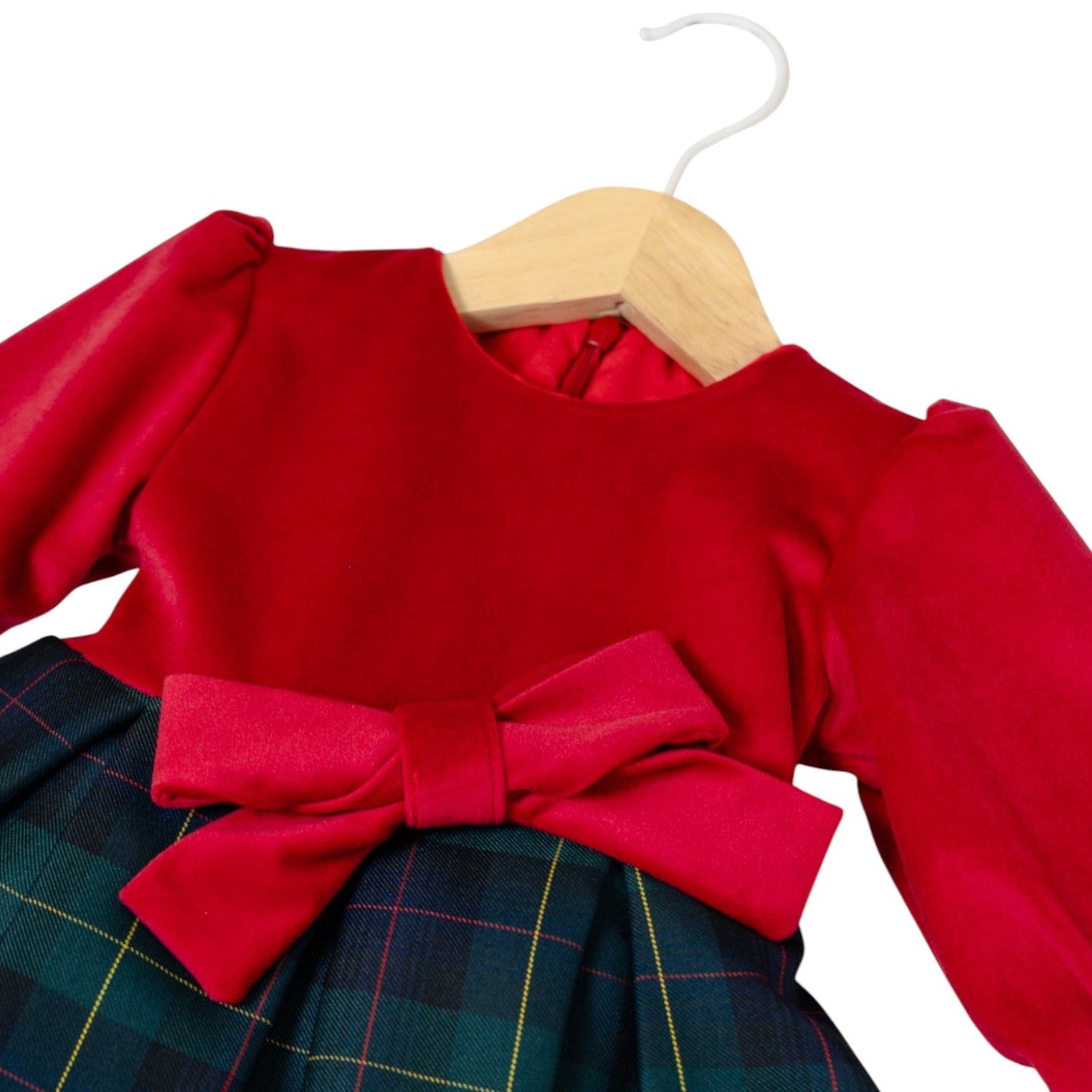 Abito Bimba Rosso B0573A1 corredino e abbigliamento neonato | NANU' BABY