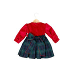 Abito Bimba Rosso B0573A1 corredino e abbigliamento neonato | NANU' BABY