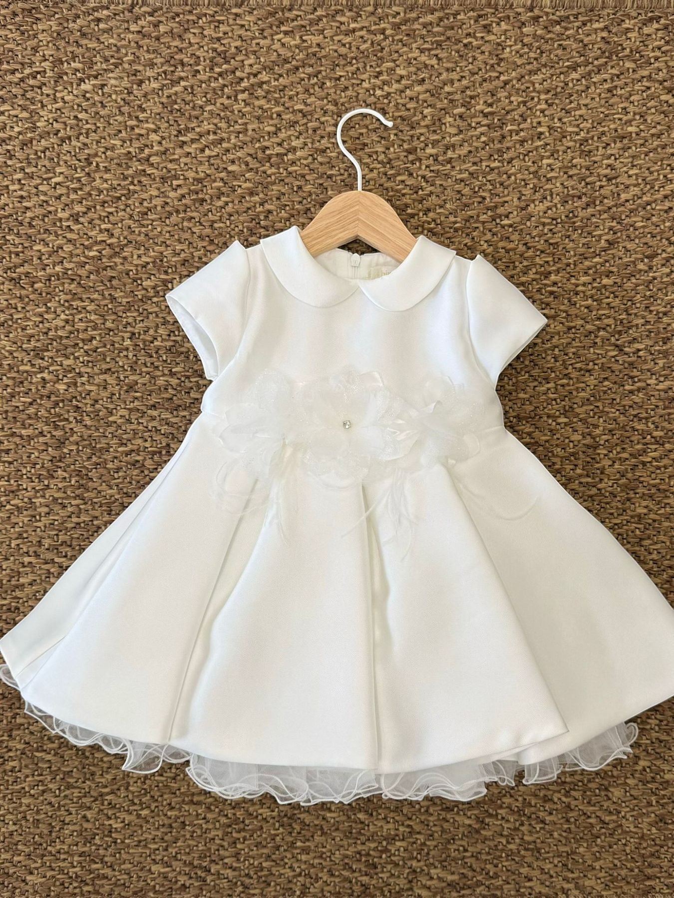 Abito Cerimonia Bimba PANNA 6822 corredino e abbigliamento neonato | NANU' BABY