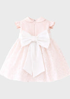 Abito Cerimonia Pizzo Macramè FB081/R corredino e abbigliamento neonato | NANU' BABY