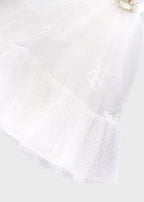 Abito Cerimonia Pizzo Pois FB099 corredino e abbigliamento neonato | NANU' BABY