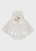 Abito Cerimonia Tulle Bianco corredino e abbigliamento neonato | NANU' BABY