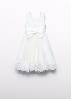 Abito Cerimonia Tulle Panna 5033/7 corredino e abbigliamento neonato | NANU' BABY