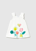 Abito Cotone Grafica Bianco 1930/70 corredino e abbigliamento neonato | NANU' BABY