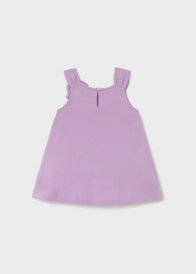 Abito Cotone Grafica Viola 1930/68 corredino e abbigliamento neonato | NANU' BABY