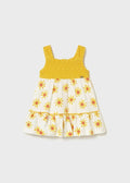 Abito Cotone Guipure Giallo 1926/56 corredino e abbigliamento neonato | NANU' BABY