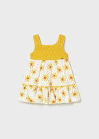 Abito Cotone Guipure Giallo 1926/56 corredino e abbigliamento neonato | NANU' BABY