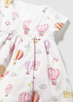 Abito Cotone Reversibile Rosa 1807/19 corredino e abbigliamento neonato | NANU' BABY