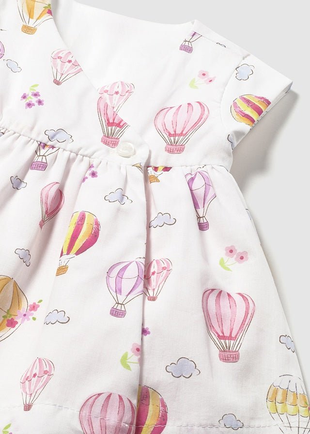 Abito Cotone Reversibile Rosa 1807/19 corredino e abbigliamento neonato | NANU' BABY