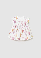 Abito Cotone Reversibile Rosa 1807/19 corredino e abbigliamento neonato | NANU' BABY