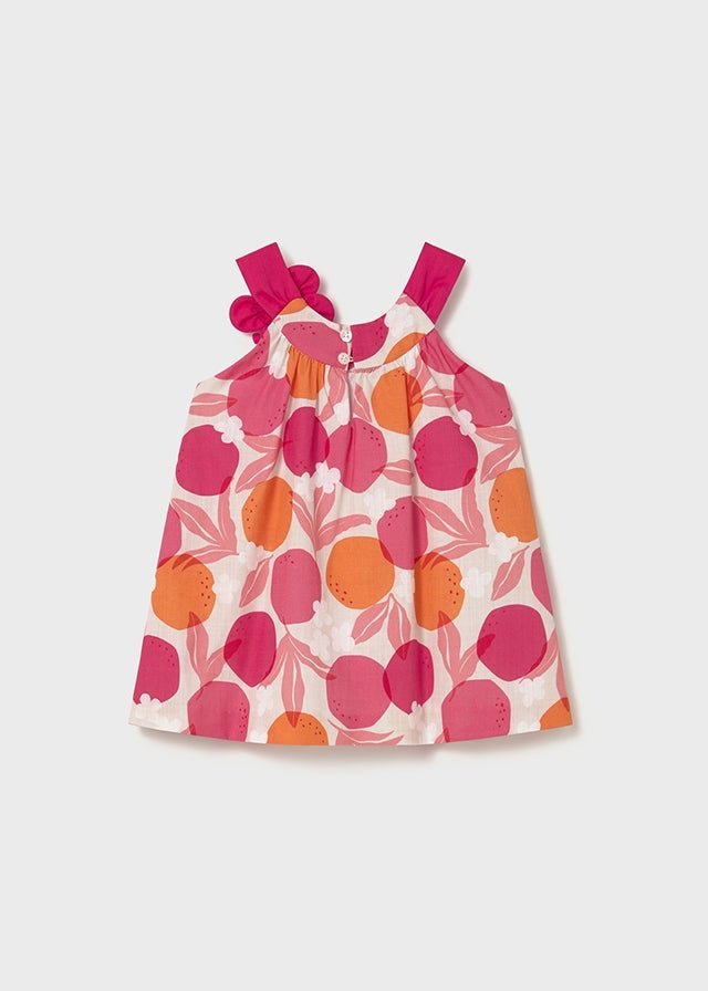 Abito Cotone Stampato Rosa 1991/90 corredino e abbigliamento neonato | NANU' BABY