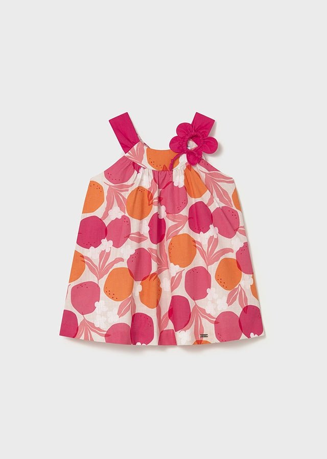 Abito Cotone Stampato Rosa 1991/90 corredino e abbigliamento neonato | NANU' BABY