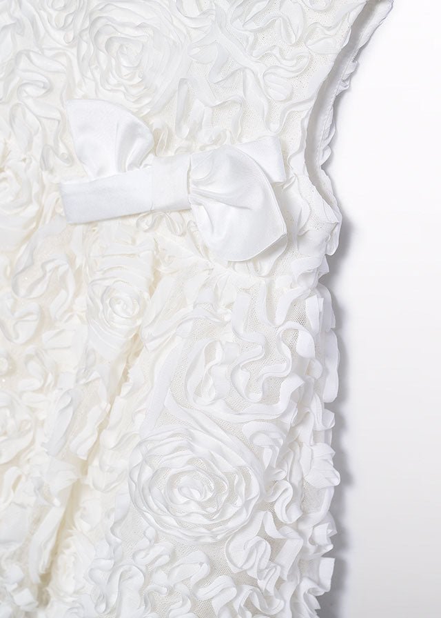 Abito Elegante Cerimonia Bianco 5004/3 corredino e abbigliamento neonato | NANU' BABY