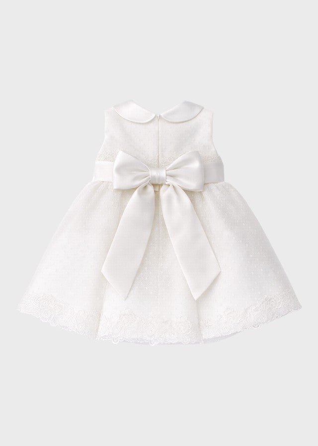 Abito Fil Coupé Seta Vaniglia GG2639CMI corredino e abbigliamento neonato | NANU' BABY