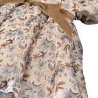 Abito Floreale Bimba Beige GG29I corredino e abbigliamento neonato | NANU' BABY