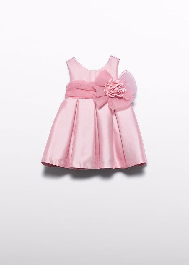 Abito Mikado Balze Rosa 5010/85 corredino e abbigliamento neonato | NANU' BABY