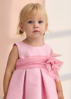 Abito Mikado Balze Rosa 5010/85 corredino e abbigliamento neonato | NANU' BABY