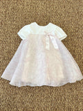 Abito Organza Bimba ROSA 7L - VTL07L corredino e abbigliamento neonato | NANU' BABY