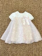 Abito Organza Bimba ROSA 7L - VTL07L corredino e abbigliamento neonato | NANU' BABY