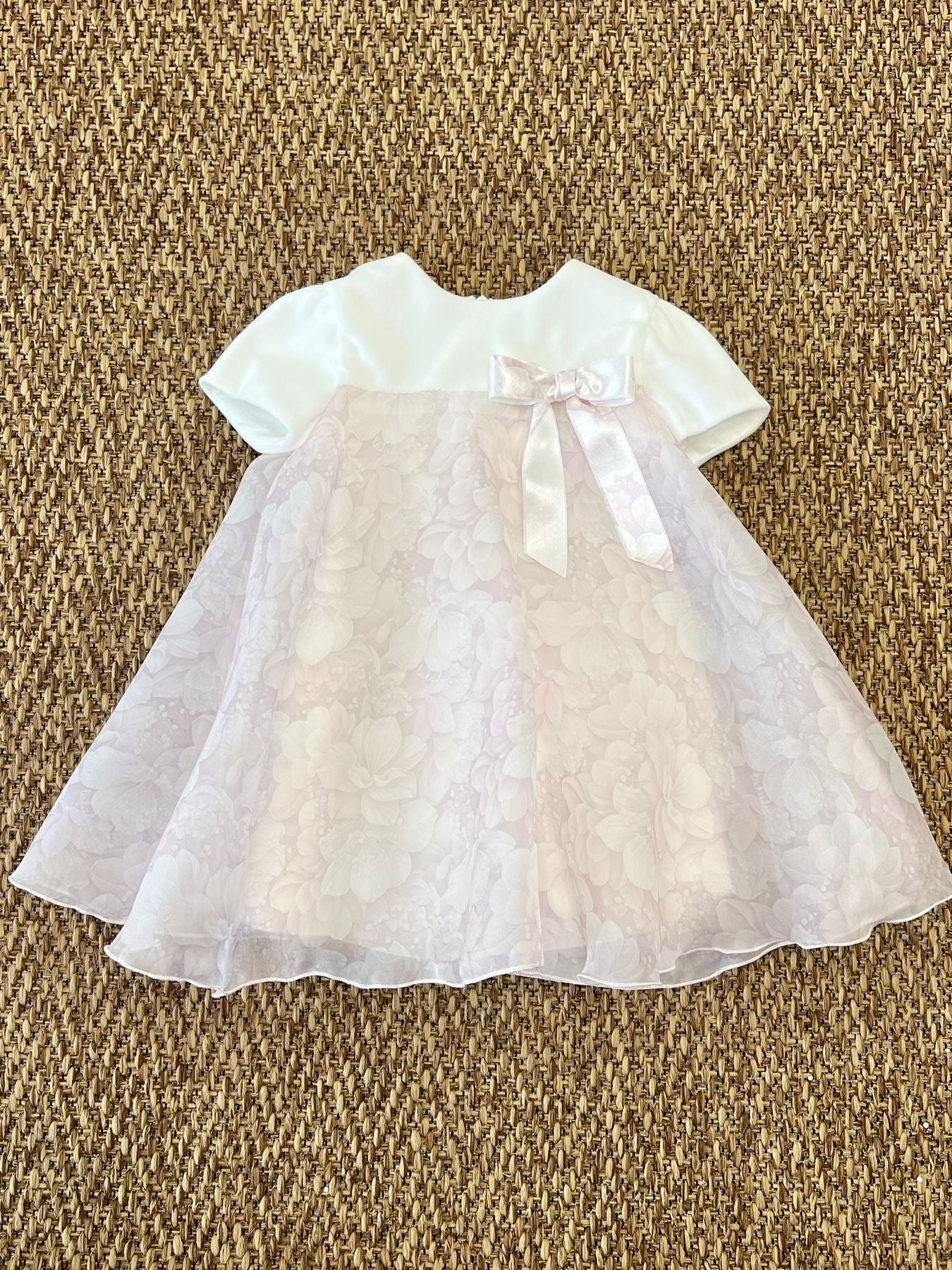Abito Organza Bimba ROSA 7L - VTL07L corredino e abbigliamento neonato | NANU' BABY