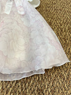 Abito Organza Bimba ROSA 7L - VTL07L corredino e abbigliamento neonato | NANU' BABY