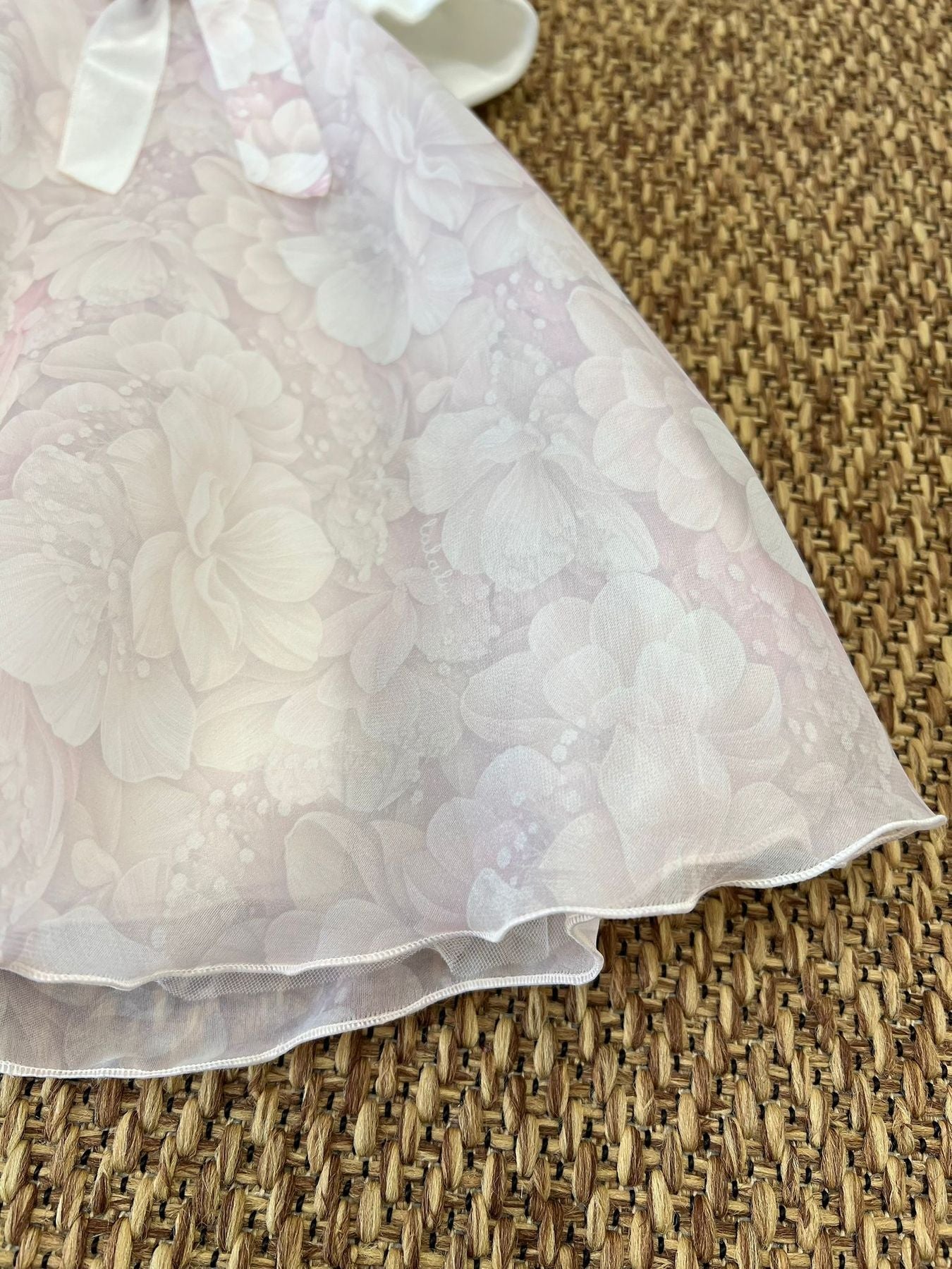 Abito Organza Bimba ROSA 7L - VTL07L corredino e abbigliamento neonato | NANU' BABY