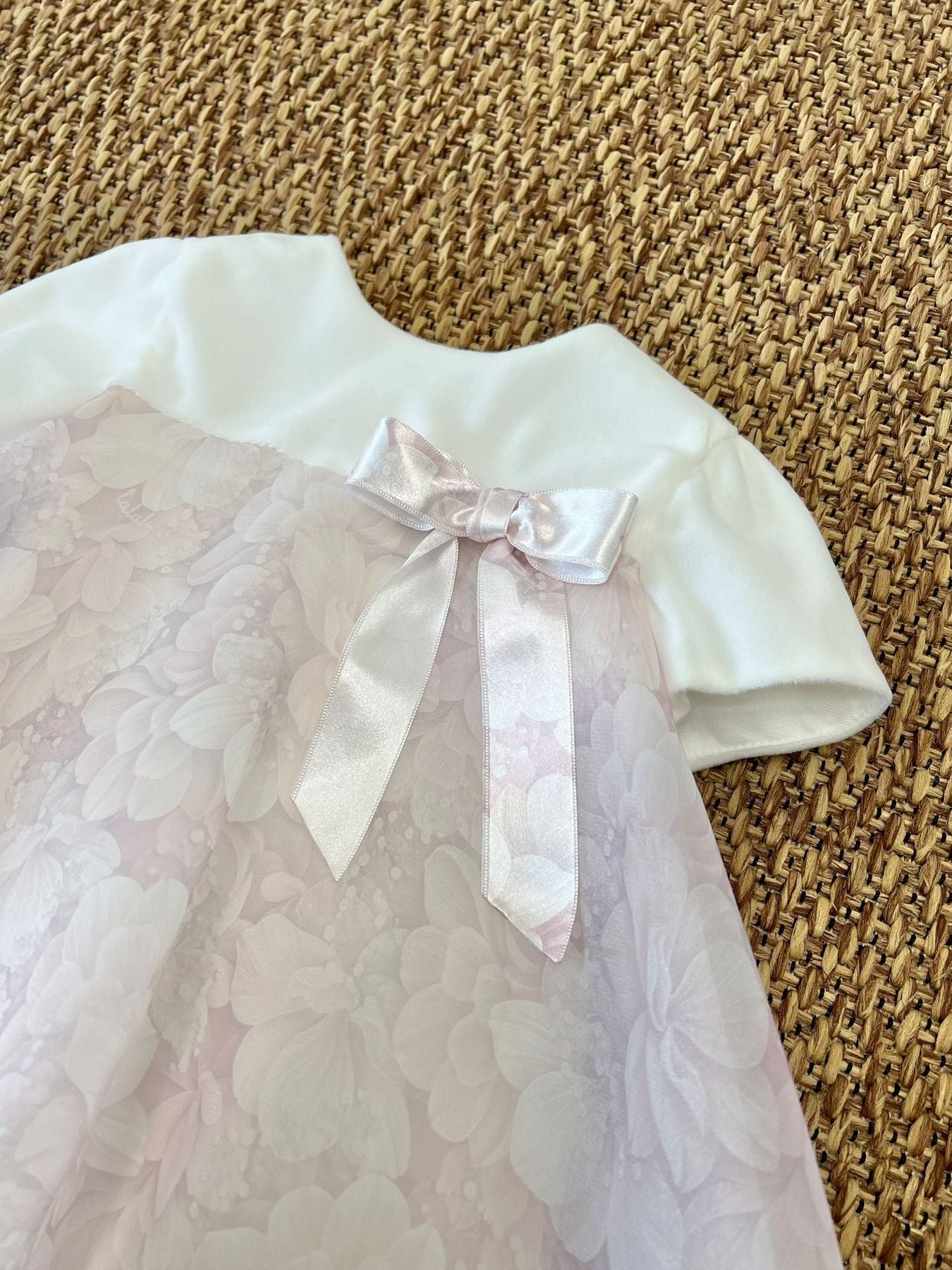 Abito Organza Bimba ROSA 7L - VTL07L corredino e abbigliamento neonato | NANU' BABY