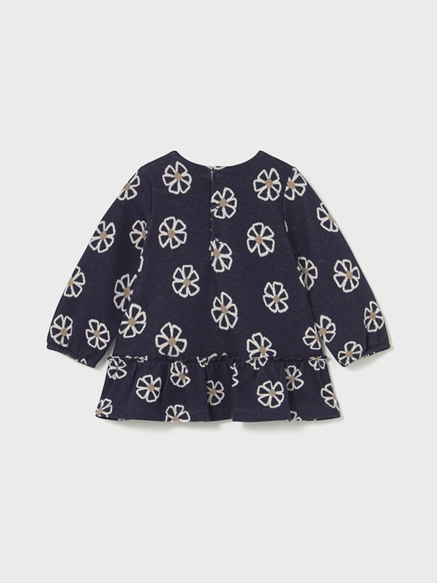 Abito punto jacquard Bimba Blu 2918/48 corredino e abbigliamento neonato | NANU' BABY