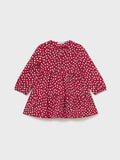 Abito punto strutturato Bimba Rosso 2915/40 corredino e abbigliamento neonato | NANU' BABY