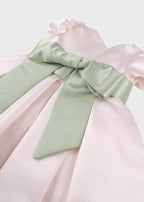 Abito Raso Fascia Rosa GG2636I corredino e abbigliamento neonato | NANU' BABY
