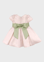 Abito Raso Fascia Rosa GG2636I corredino e abbigliamento neonato | NANU' BABY